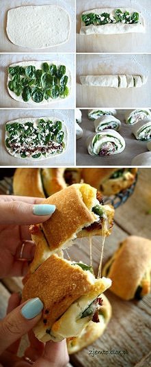 Pyszne nadziewane bułeczki!