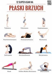 asany na płaski brzuch