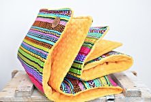 Mango Aztek Puff Blanket