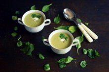 Zupa brokułowo-szpiankowa