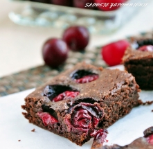 Brownie z wiśniami