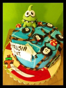 Tort Om Nom dla Piotrusia