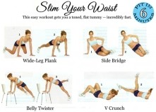 Ćwiczenia ma talię , nwm ja...