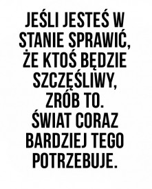 Bądźmy dobrzy dla siebie :)