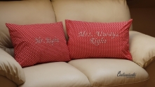 komplet poduszek Mr. Right & Mrs. Always Right - Cudawianki Handmade