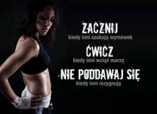 Nie poddajemy się tylko ćwiczymy ;)!