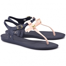 MEL by MELISSA - Special II - Granatowe Gumowe Sandały Damskie - 31532 52227