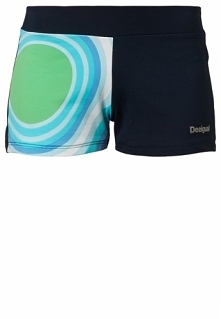 Desigual - Desigual PETON Kr&oacute;tkie spodenki sportowe blue moon