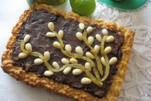 Mazurek śliwka w czekoladzie
Składniki
Ciasto kruche ucierane:

    230 g mąki krupczatki lub tortowej
    115 g mąky ziemniaczanej
    115 g masła
    70 g cukru pudru

Masa:

...