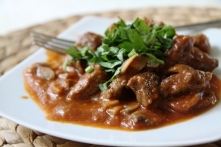 Boeuf strogonow