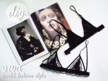 diy – biustonosz z koronki