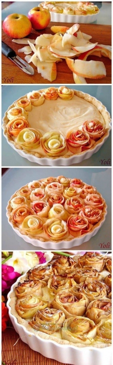 wystarczy tylko obrać jabłka i skórki wykorzystać w ten sposób :)