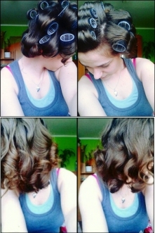 Loki na krótkich włosach, w mojej wersji, tak wyszło za pierwszym razem :)