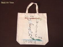 Torba ręcznie malowana