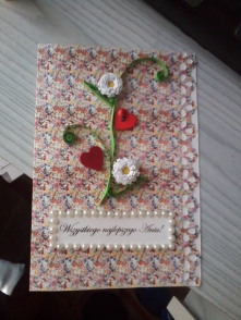 Z życzeniami i elementami q...