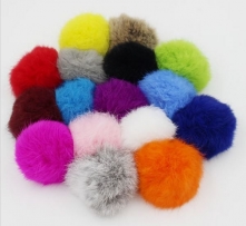 Puszyste breloki :)