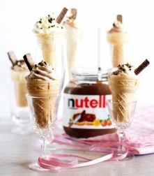 Sernikowe rożki z Nutellą