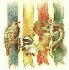 Cztery domy Hogwartu :)