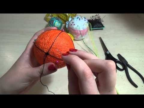 Тэмари Урок №3. Вышивка шара тэмари.