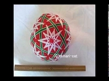 TL132. How to make a Temari "White Christmas".