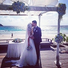 Ślub nad morzem, przepięknie! :)