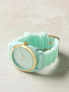 zegarek w miętowym kolorze