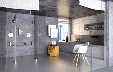 Nowoczesna stylizacja łazienki - calvado