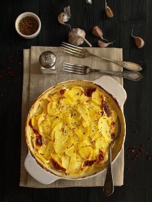 zapiekane ziemniaki w musztardzie