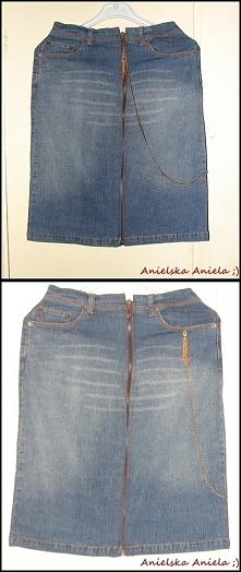 Zwężenie za dużej spódniczki z pomocą zamka błyskawicznego