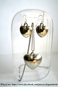 Wisiorek i kolczyki serca (...