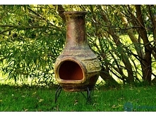 Idealne kominki na chłodne wieczory w ogrodzie lub na tarasie. Z kominka szybko wydobywa się przyjemne ciepło. Mogą być traktowane również jako odstraszacz na owady.