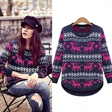 Cute Animal Pattern Long Sl...