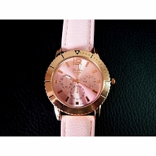 Zegarek - Pudrowy róż - 18,...