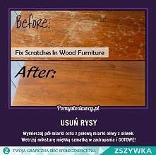 na porysowane podłogi..