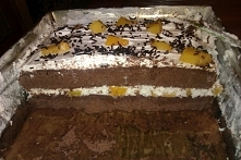 Miało wyjść małe ciasto ;D Wyszedł mały torcik ;D