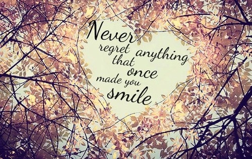 Never...