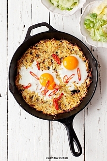 zapiekanka ziemniaczana z piekarnika (link do przepisu w komentarzu)