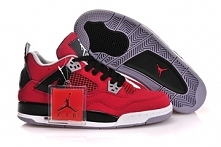 Air Jordans: Air Jordan 4 Retro (GS) with "Fire Red" Color Womens