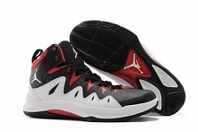 Nike Air Prime Mania Sport Shoes for Men - Black White Gym Red