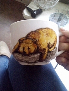 Kubek z niedźwiadkiem :)