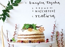 ciasto pietruszkowe z kremem mascarpone