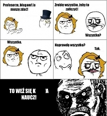zrobię wszystko, by to zdać xD