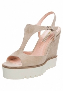 Buffalo - Buffalo Sandały na obcasie beige