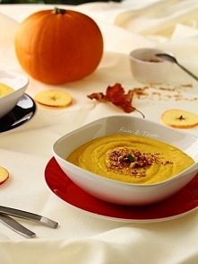 krem z DYNI z jabłkiem i serem FETA