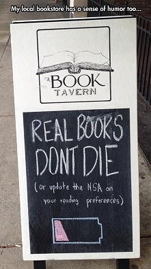real books don't die