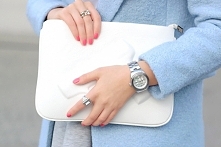 BABY BLUE COAT & GUN BAG