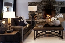 ciepełko przy kominku