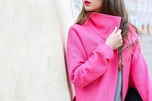 Styloly-płaszcz różowy- MEGA