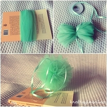 Tiulowe pompony DIY.