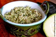 Surówka z cukinii i kaszy jaglanej